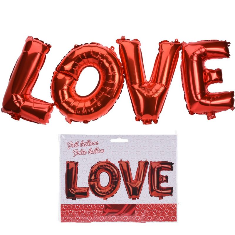 Love Folieballonger 40cm