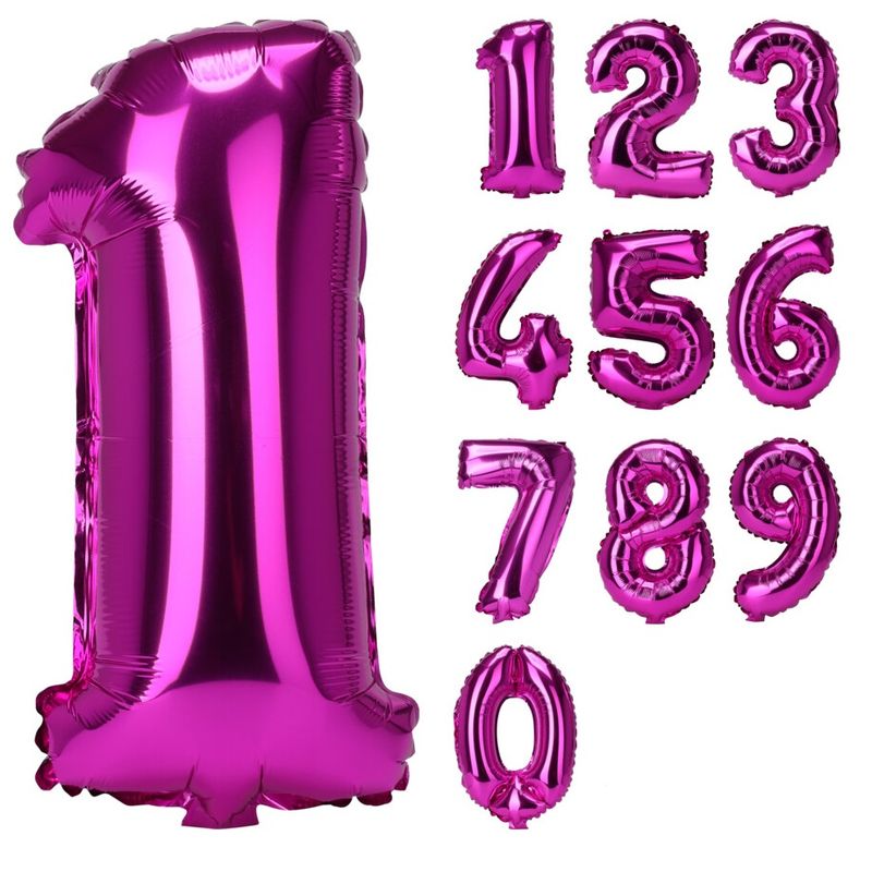 Tallballonger Folie Rosa 40cm