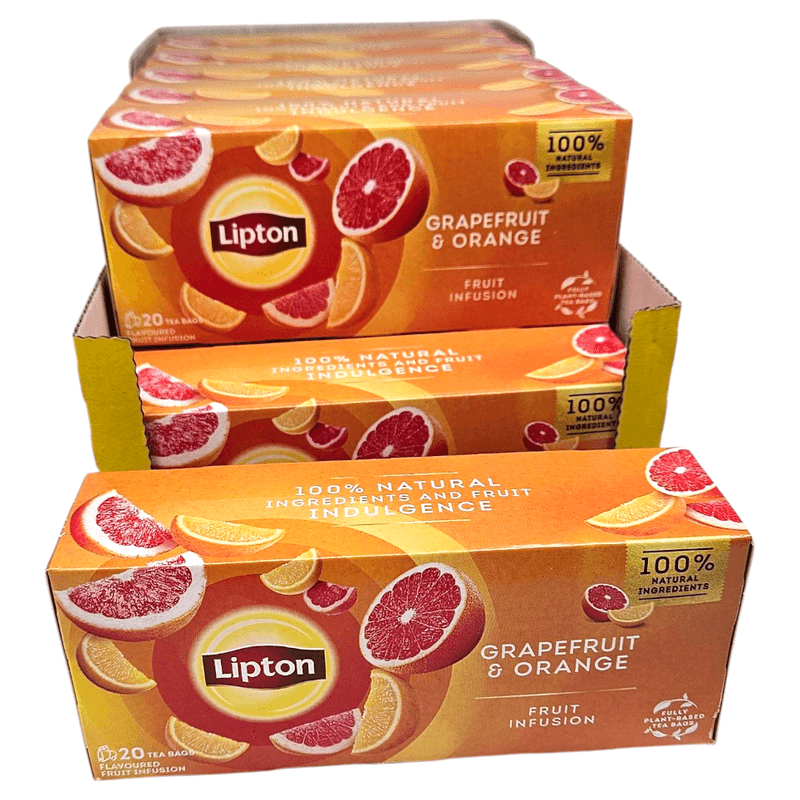 Lipton Fruit Tea Grapefruit & Orange 12x20pk | Storpakk