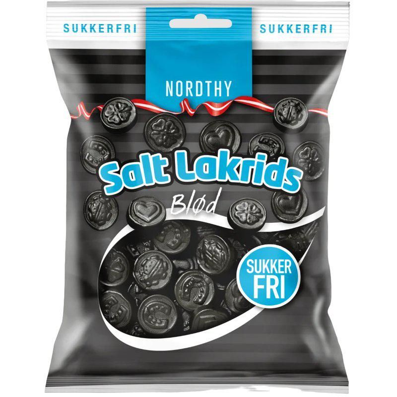 Nordthy Sukkerfri Salt Lakris 75g