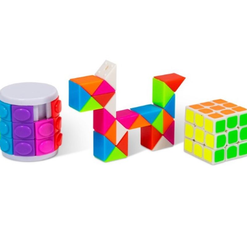 Fidget Puzzle Fun Sett 3 Deler | HGL