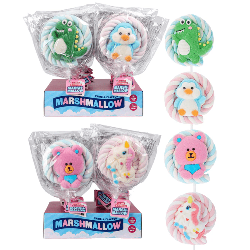 Becky's Animals Pops 70g | Marshmallow Kjærlighet