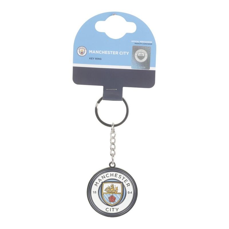 Manchester City Nøkkelring | Metall
