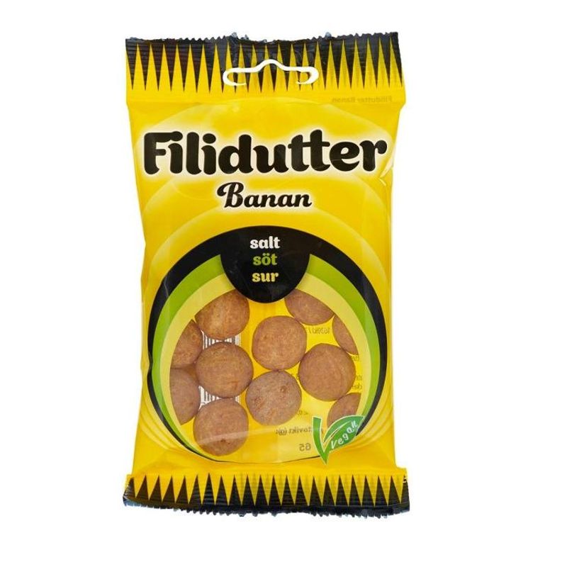 Filidutter Banan 20x65g Storpakk