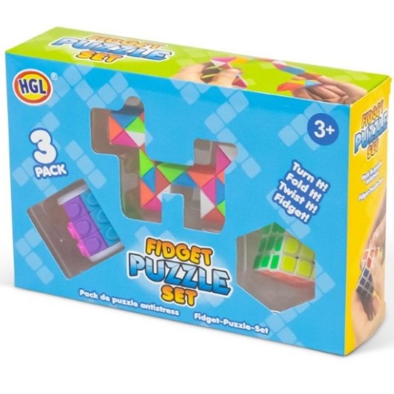 Fidget Puzzle Fun Sett 3 Deler | HGL