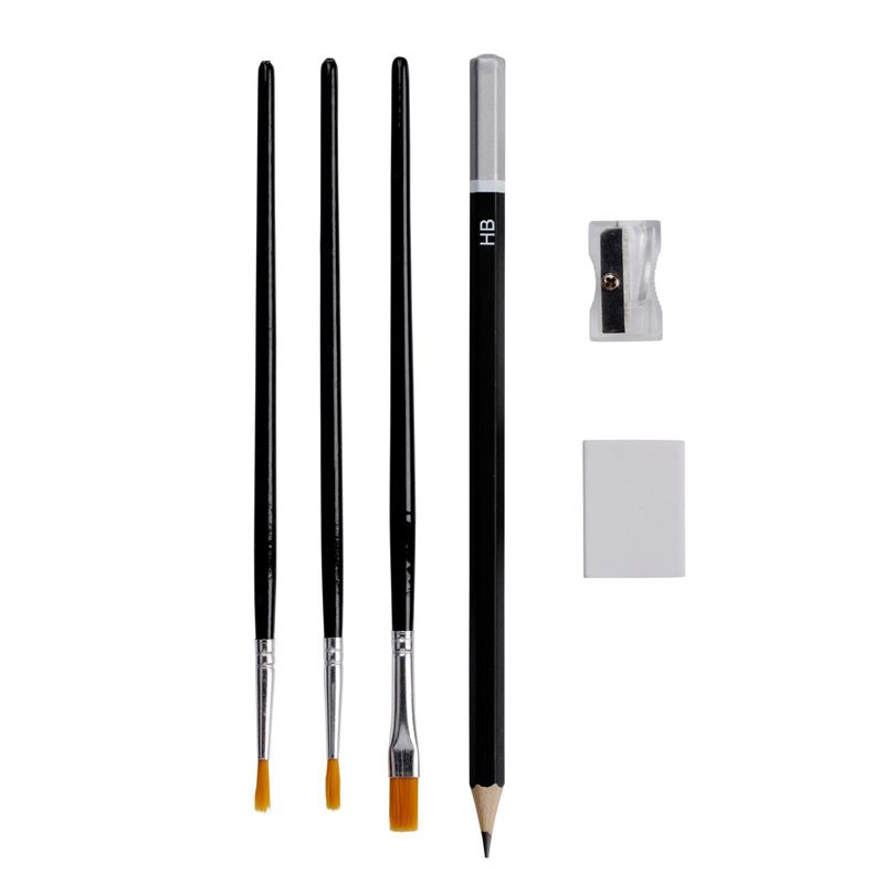 Artico Akryl Malingssett I Treboks 20deler