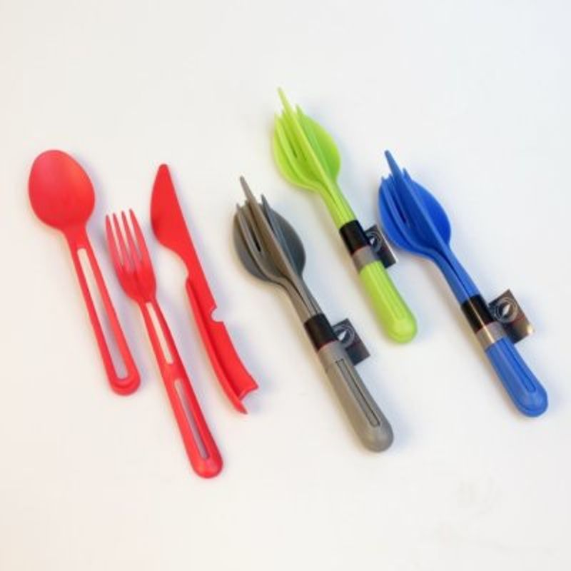 Turbestikk 3deler i plast - Flere farger