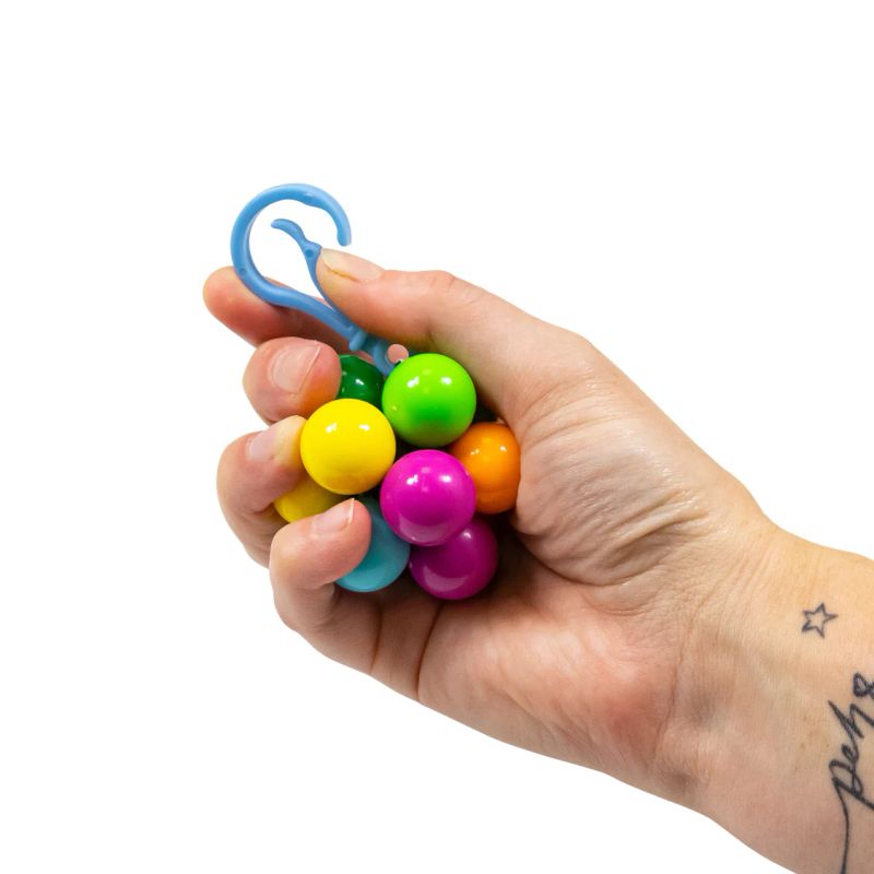 Atomic fidget ball keyring - Stressleke nøkkelring