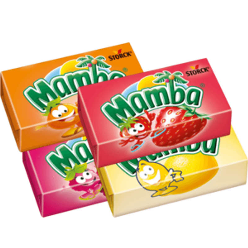 Mamba 48 x 26.5g | Fruity chewing candies in a large pack