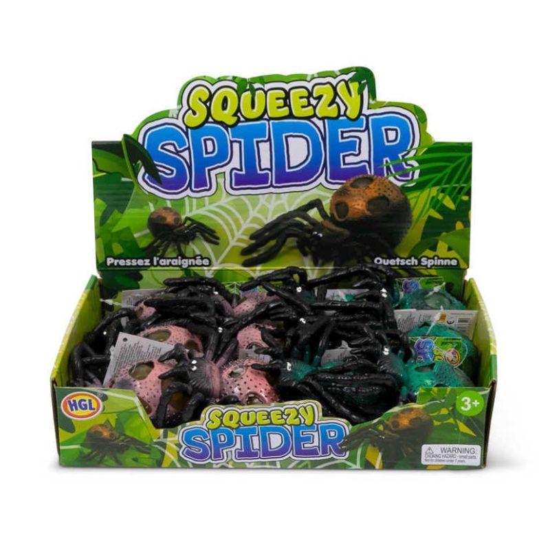 Stor Edderkopp Skivseball - Squishy fidget - leke | HGL