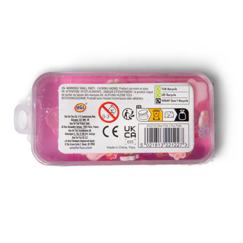 Myk putty med bamser