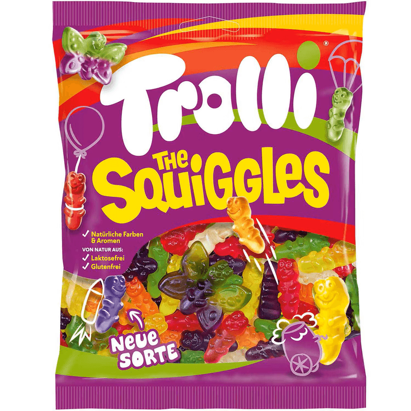 Trolli The Squiggles 200g | Fruit-flavored gummy candy