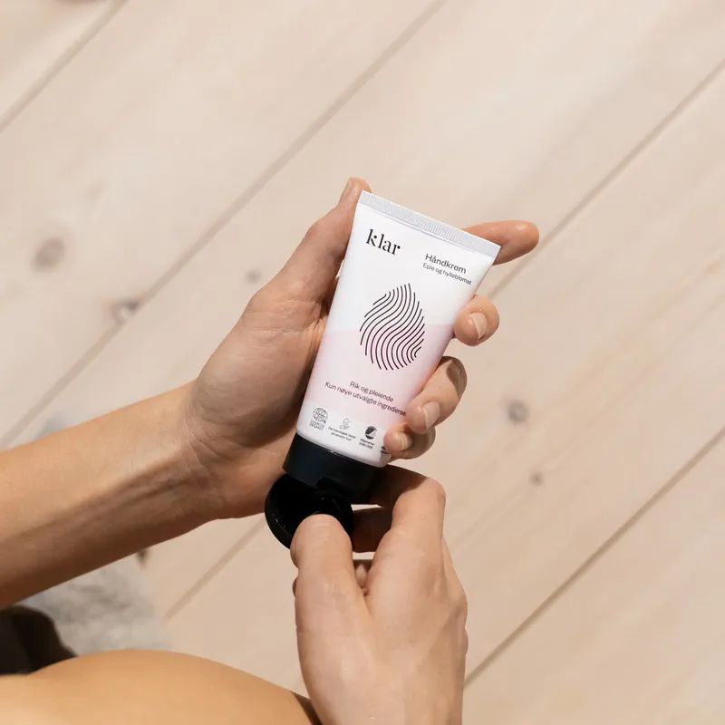 Klar Håndkrem Eple og Hylleblomst 8x75ml | Storpakk