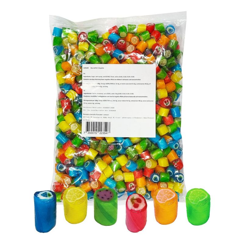 Rox Fruktdrops 1kg | Storpakk