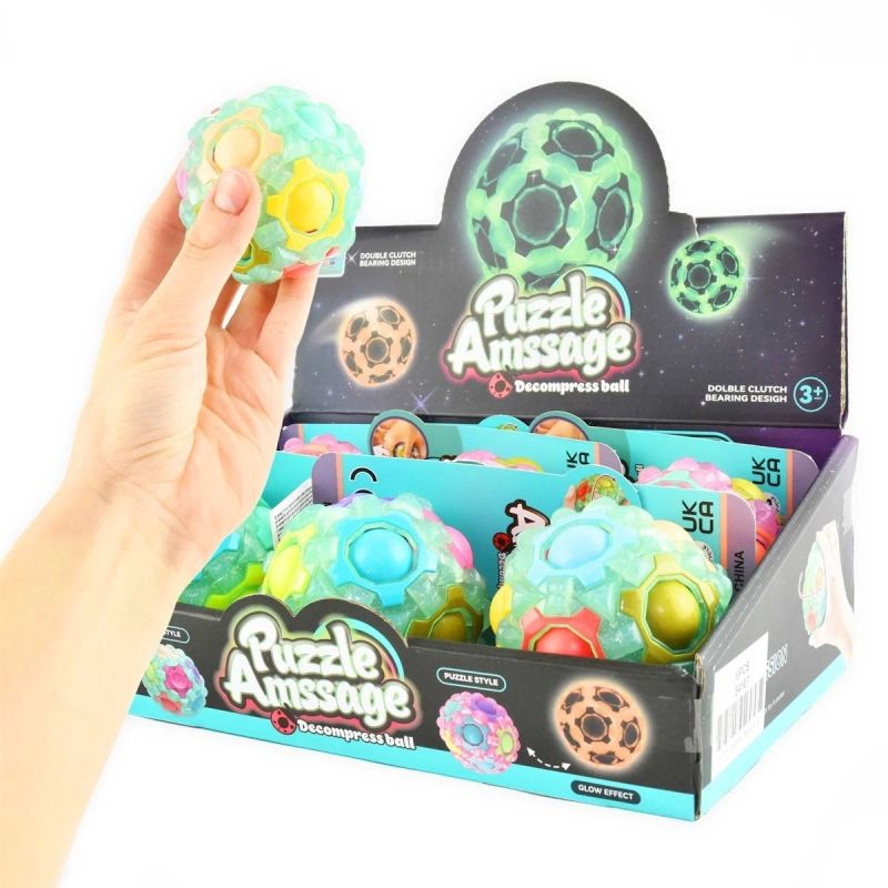 IQ Puzzle Ball | Massasje Ball | Fidgetleke