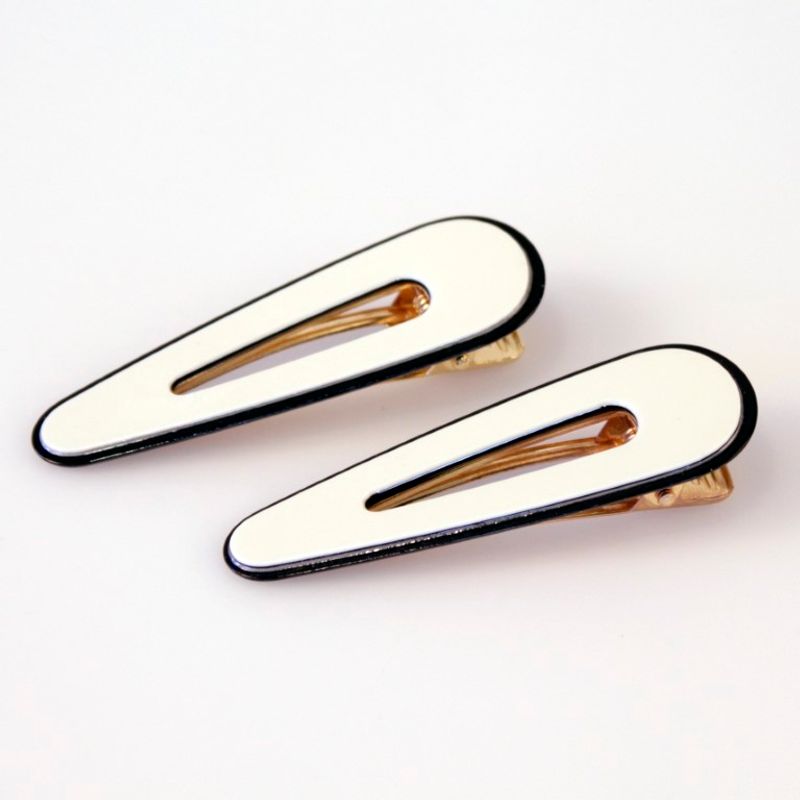 Hårspenne Oval 6,7cm 2pk