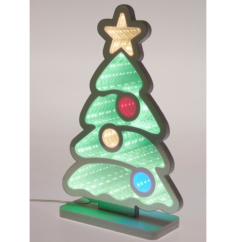 Evighetsspeil Julemotiv | LED Lysskilt | Magisk julepynt