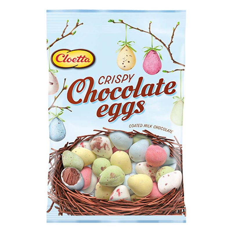 Cloetta Crispy Sjokoladeeggs 110g