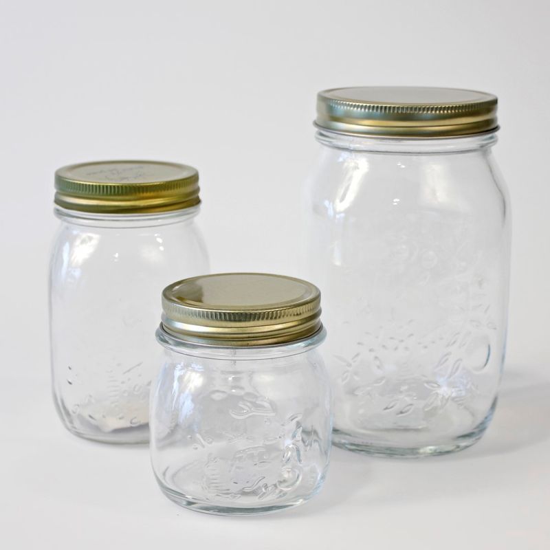 Syltetøysglass med skrulokk | 0.25L, 0.5L og 1.0L