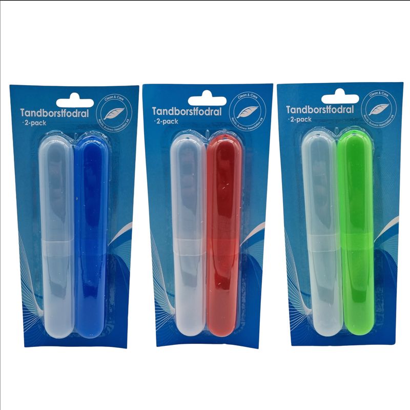 Tannbørsteetui 2pk