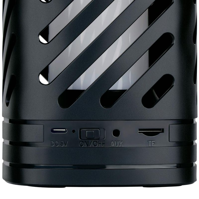 Bluetooth - høyttaler med lykt | RGB lysshow og flammeeffekt | Bærbar