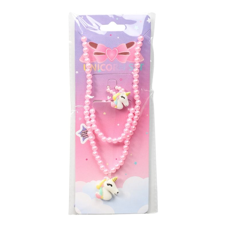 Enhjørning Smykkesett 3 deler