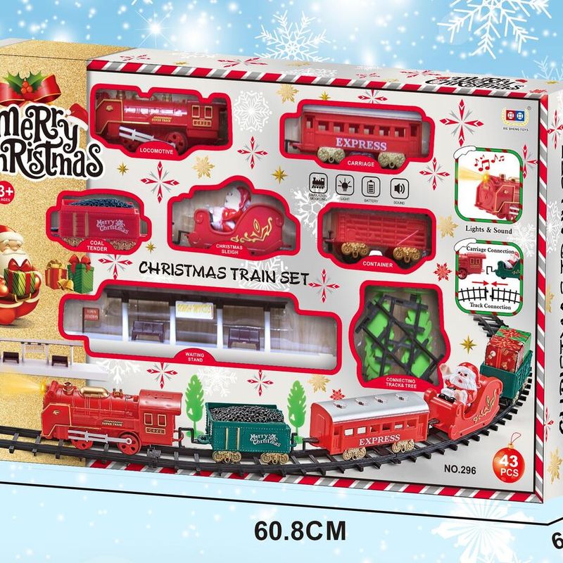 Nissetog med slede lys og musikk 43 deler