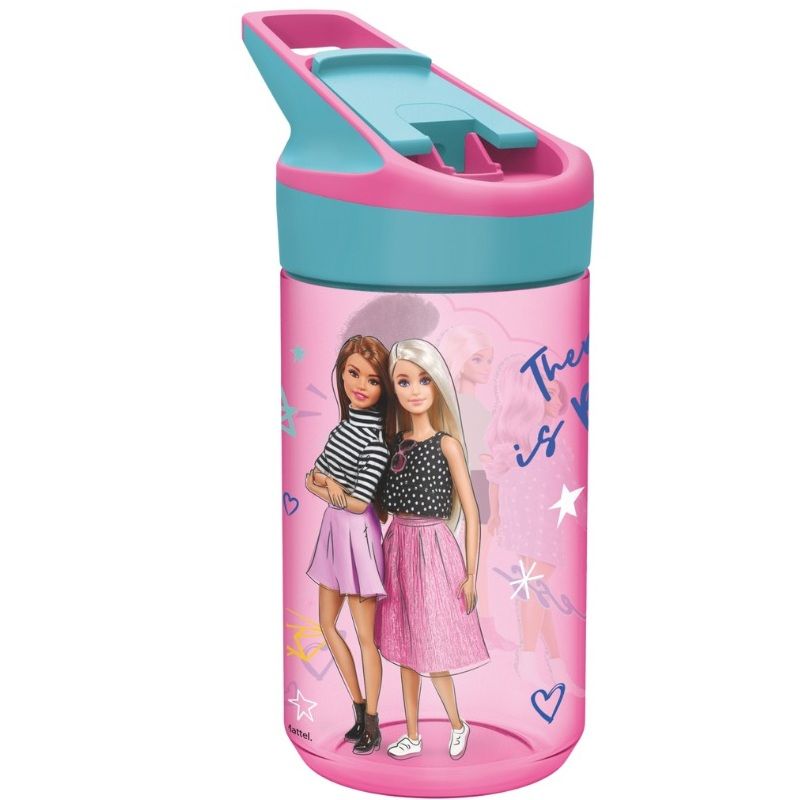 Barbie Drikkeflaske med sugerør 480 ml