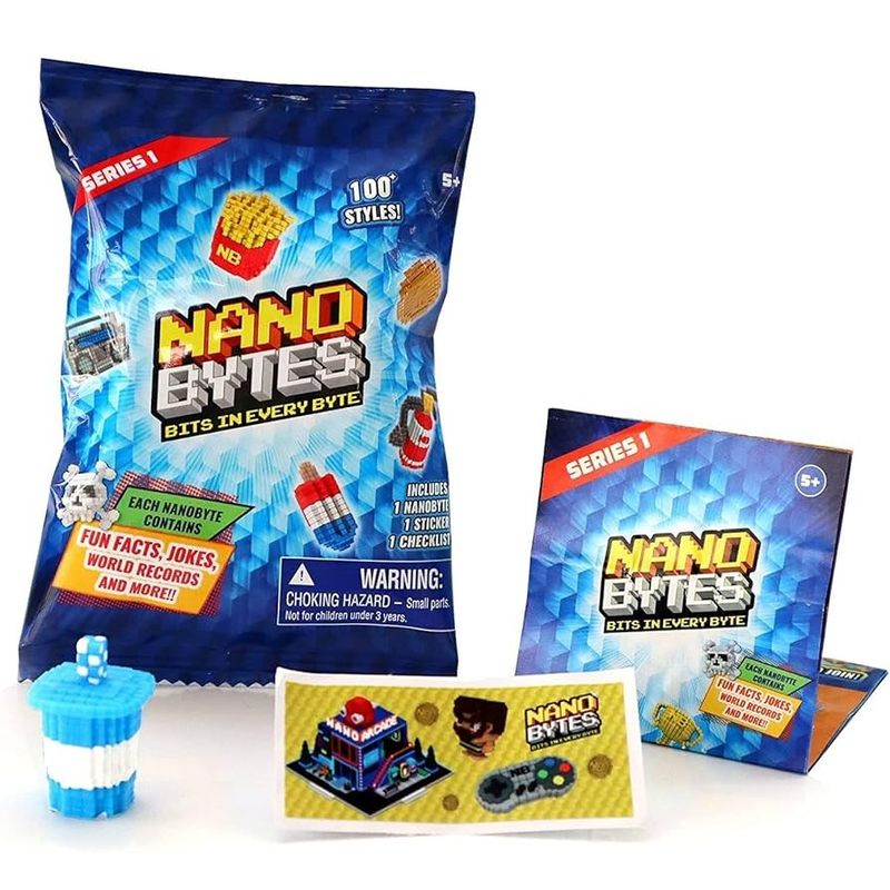 Nanobytes Serie 1 surprisepose | Miniatyrfigurer og samleleke