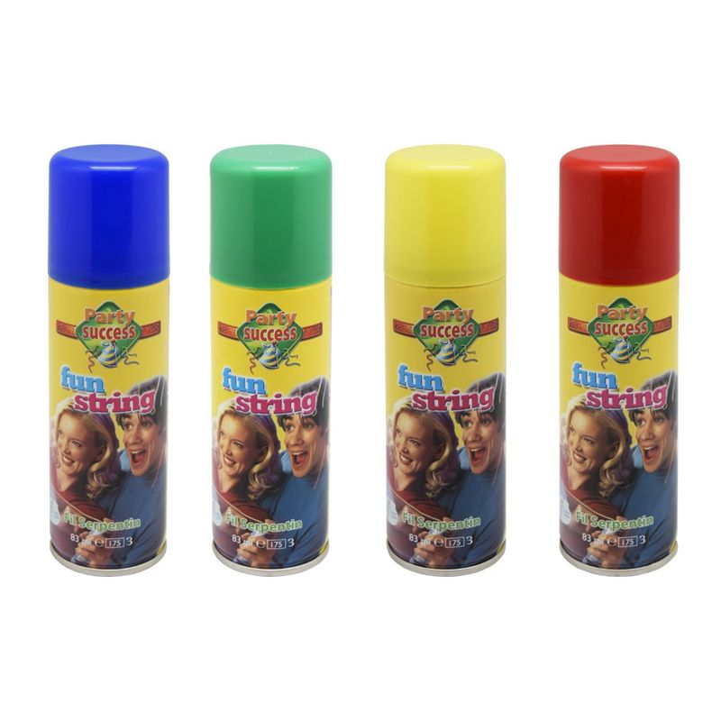 Serpentinspray - Flere Farger