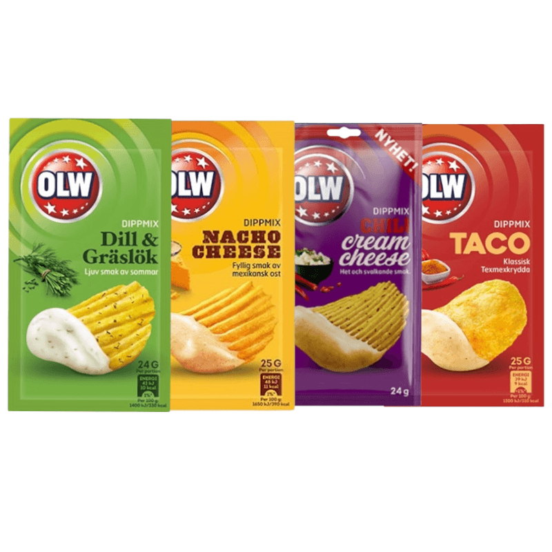 OLW Dippmix | Stort utvalg
