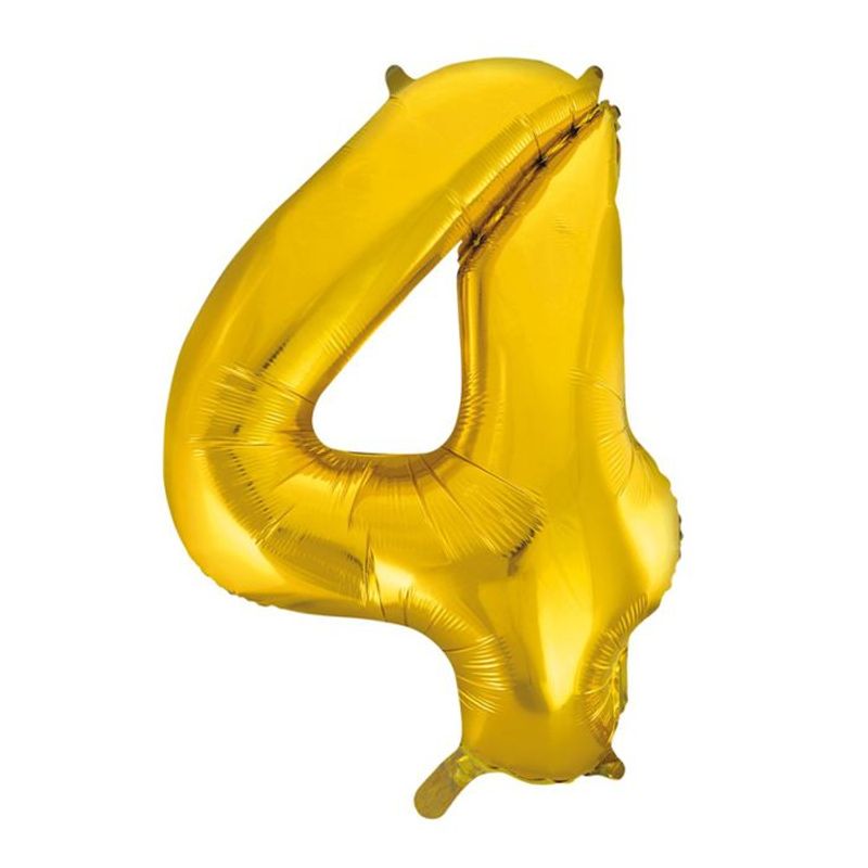 Tinka Folie Tallballonger Gull 41cm