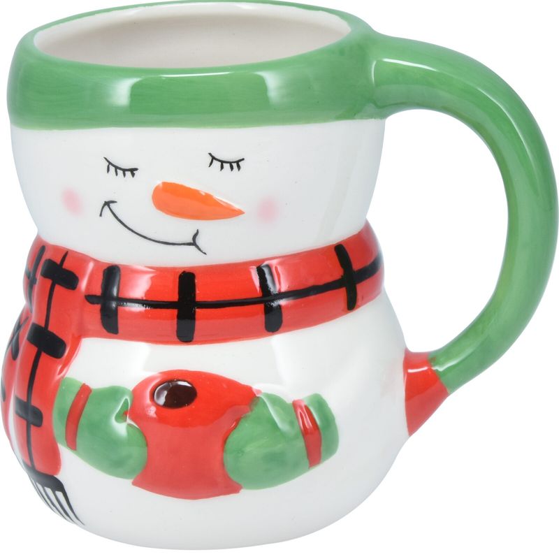 Julekrus snømann 400ml | 4 varianter i dolomitt | Perfekt julegave