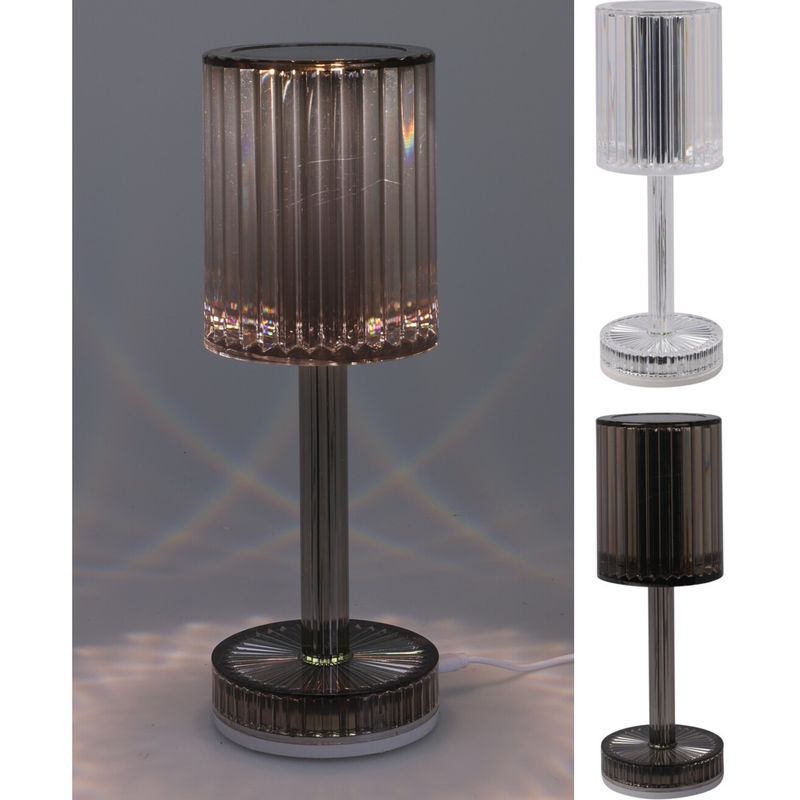 Oppladbar Bordlampe 24.6cm | 2ass