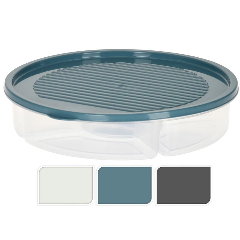 Oppbevaringboks Mat 2000ml |Rund| 5 Rom