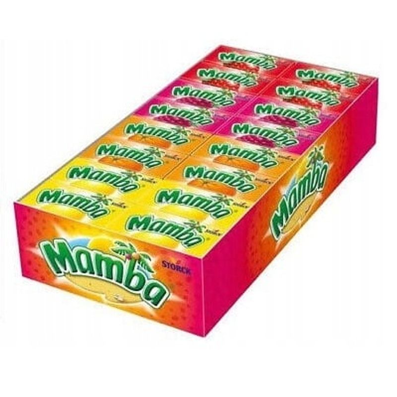 Mamba 48 x 26.5g | Fruity chewing candies in a large pack