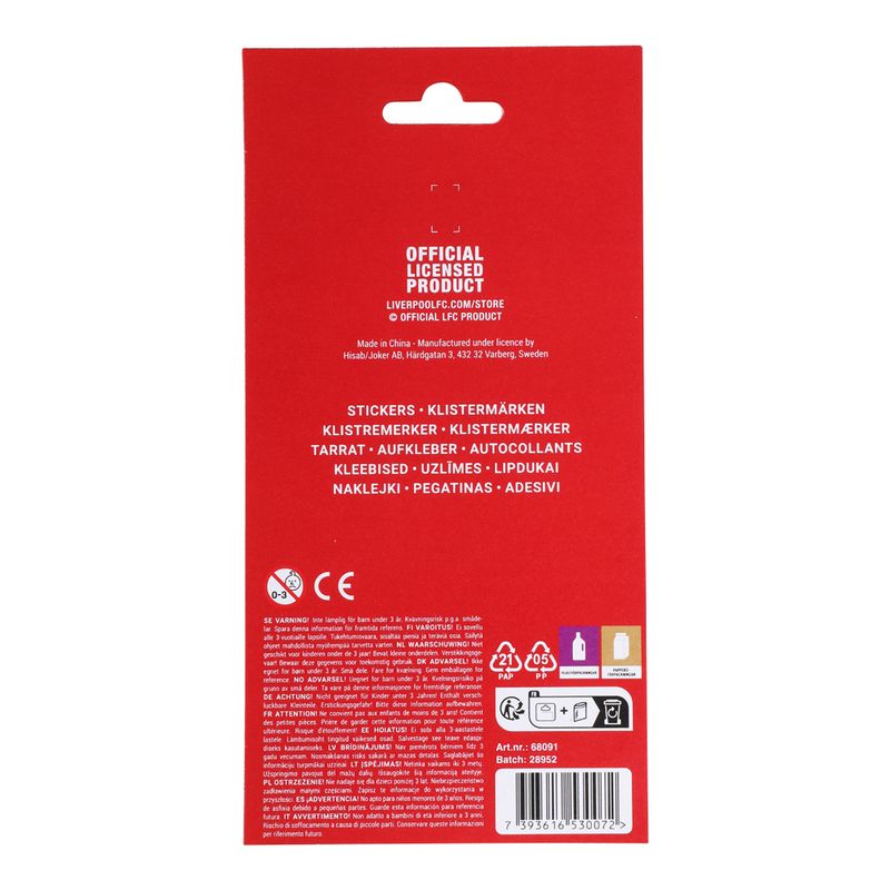 Liverpool Klistremerker