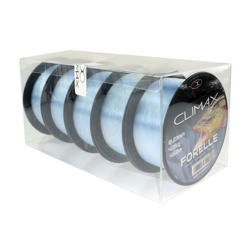 Sene Climax Sp. Ørret 0,23mm 4,3kg, 450m Lys blå