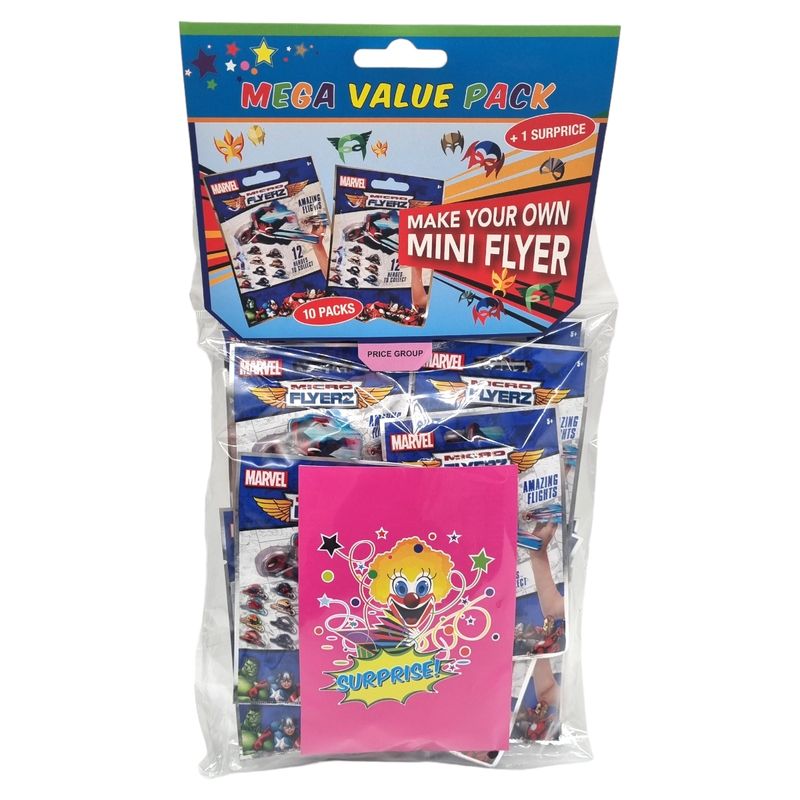 10pk Marvel Micro Flyerz (Storpakk)