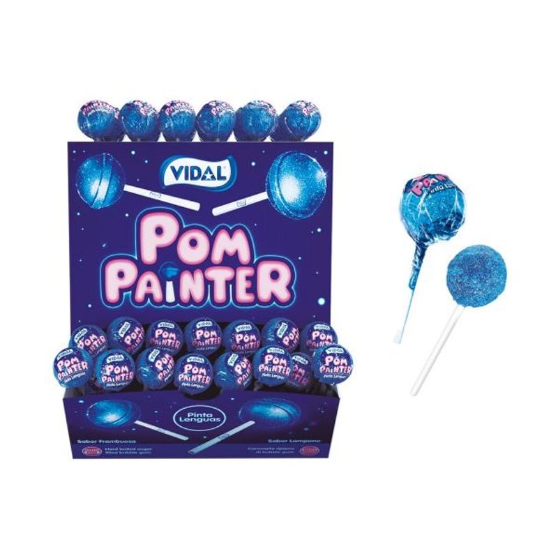 Vidal Pom Painter kjærligheter 100pk | Storpakk | Farger tungen