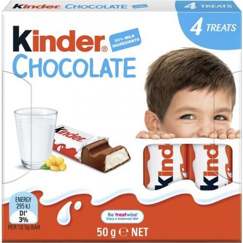 Kinder Chocolate 4stk 50g