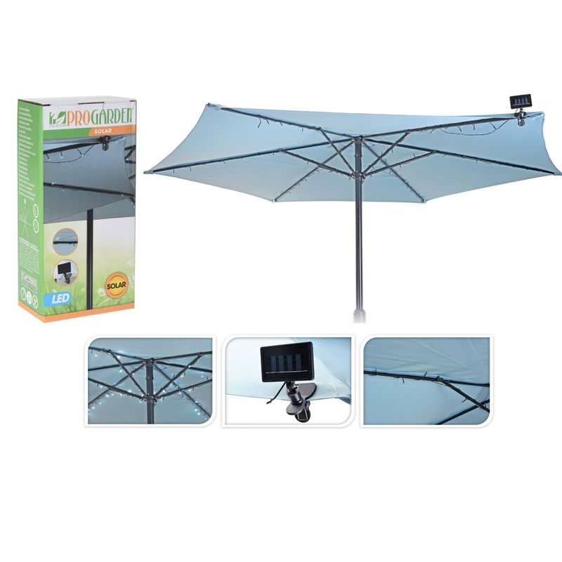 Parasollbelysning solcelledrevet | ProGarden