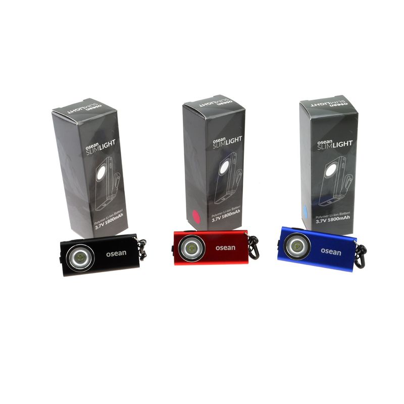 OSEAN LED Lommelykt Nøkkelring 400lm