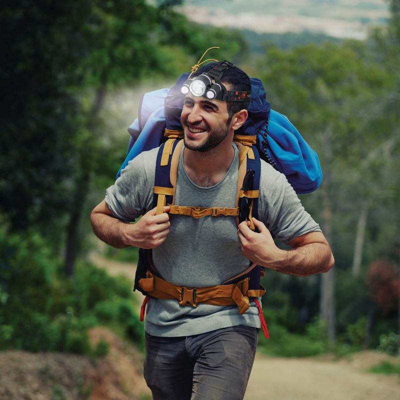 Grundig hodelykt 200lm | Justerbare lysmoduser | 3 LED