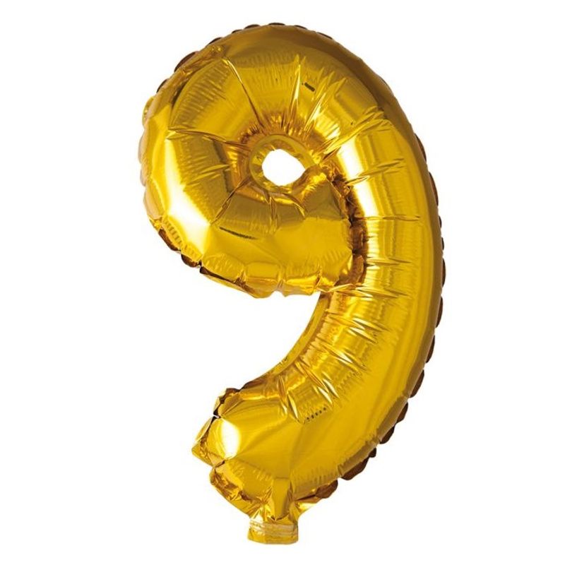 Tinka Folie Tallballonger Gull 41cm