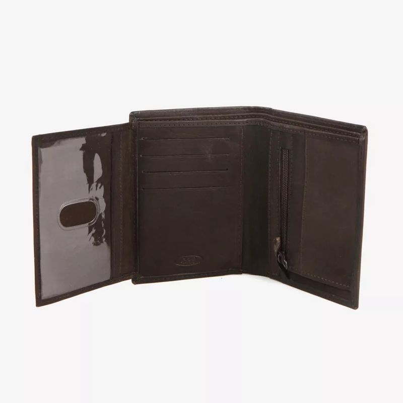 Lommebok skinn Medium Brun