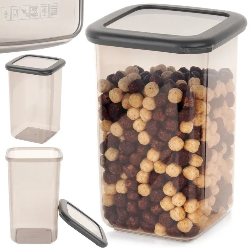 Tørrmatbeholder 1,2L | Excellent Houseware | Lufttett og stabelbar