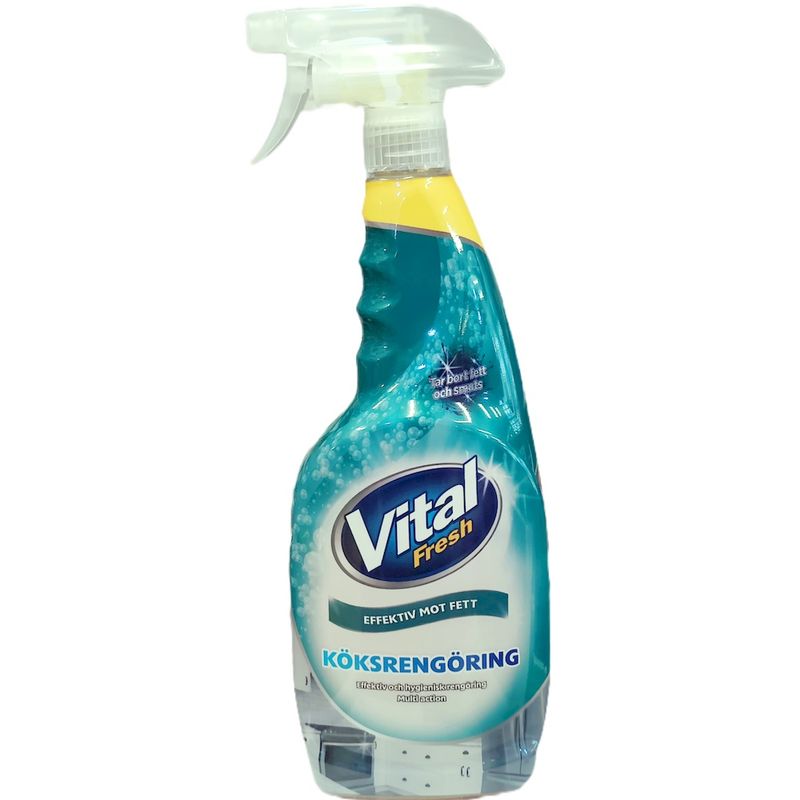 Vital Kjøkkenspray 750ml | Effektiv rengjøring med frisk duft