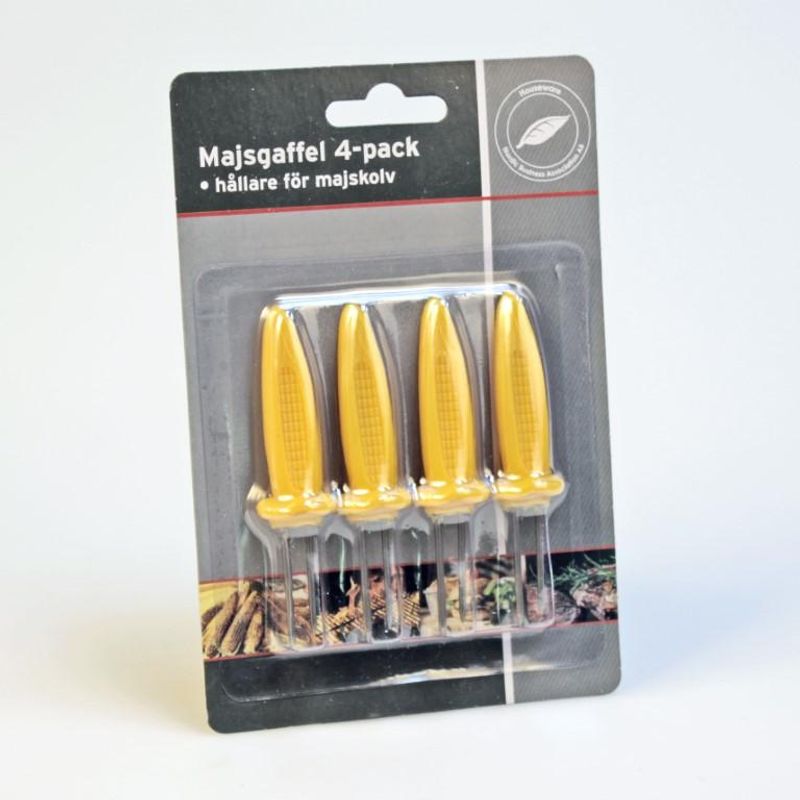 Maiskolbeholdere 4pk | Praktiske grep til maiskolber
