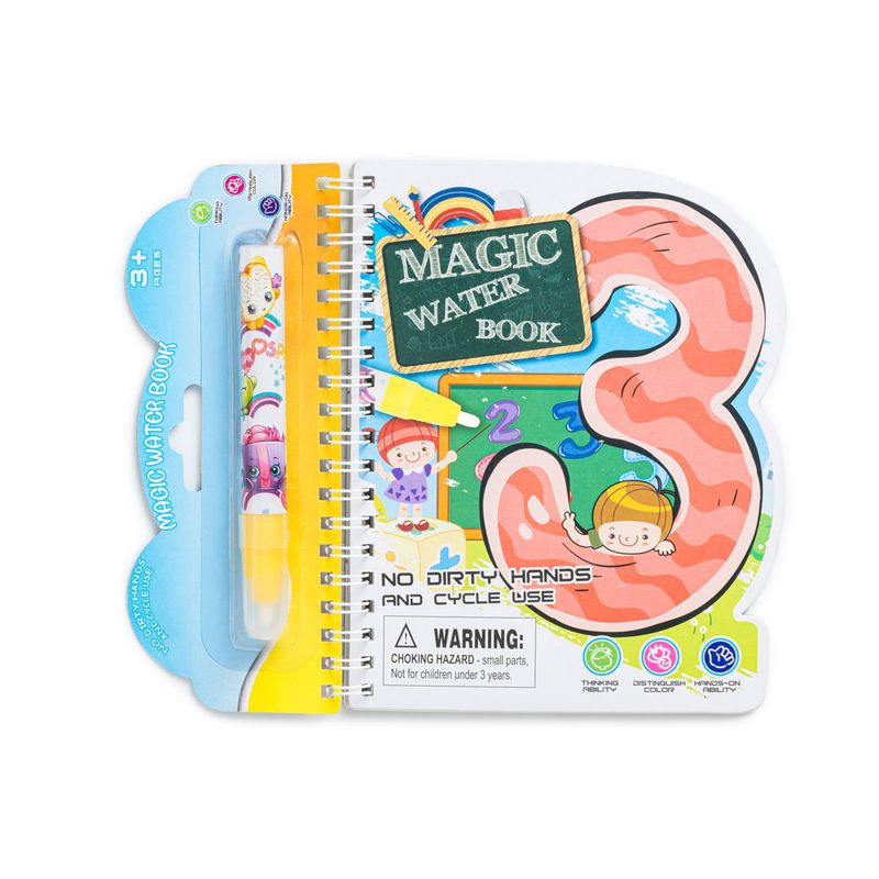 Magiske Vannmalebøker 3pk | Gjenbrukbar & Sølfri